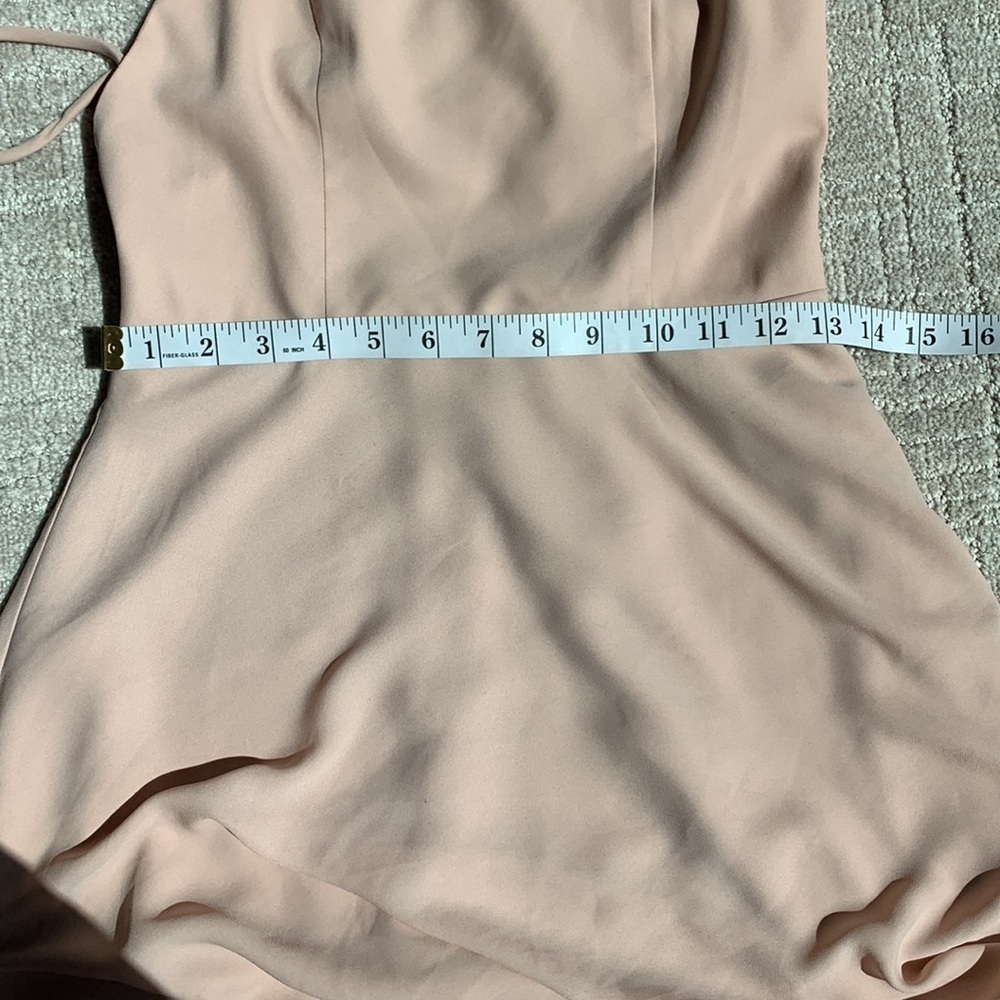 SHOW Me Your Mumu Blush Pink Calypso Ruffle Strappy Bridesmaid Dress Gown Small - Picture 9 of 12